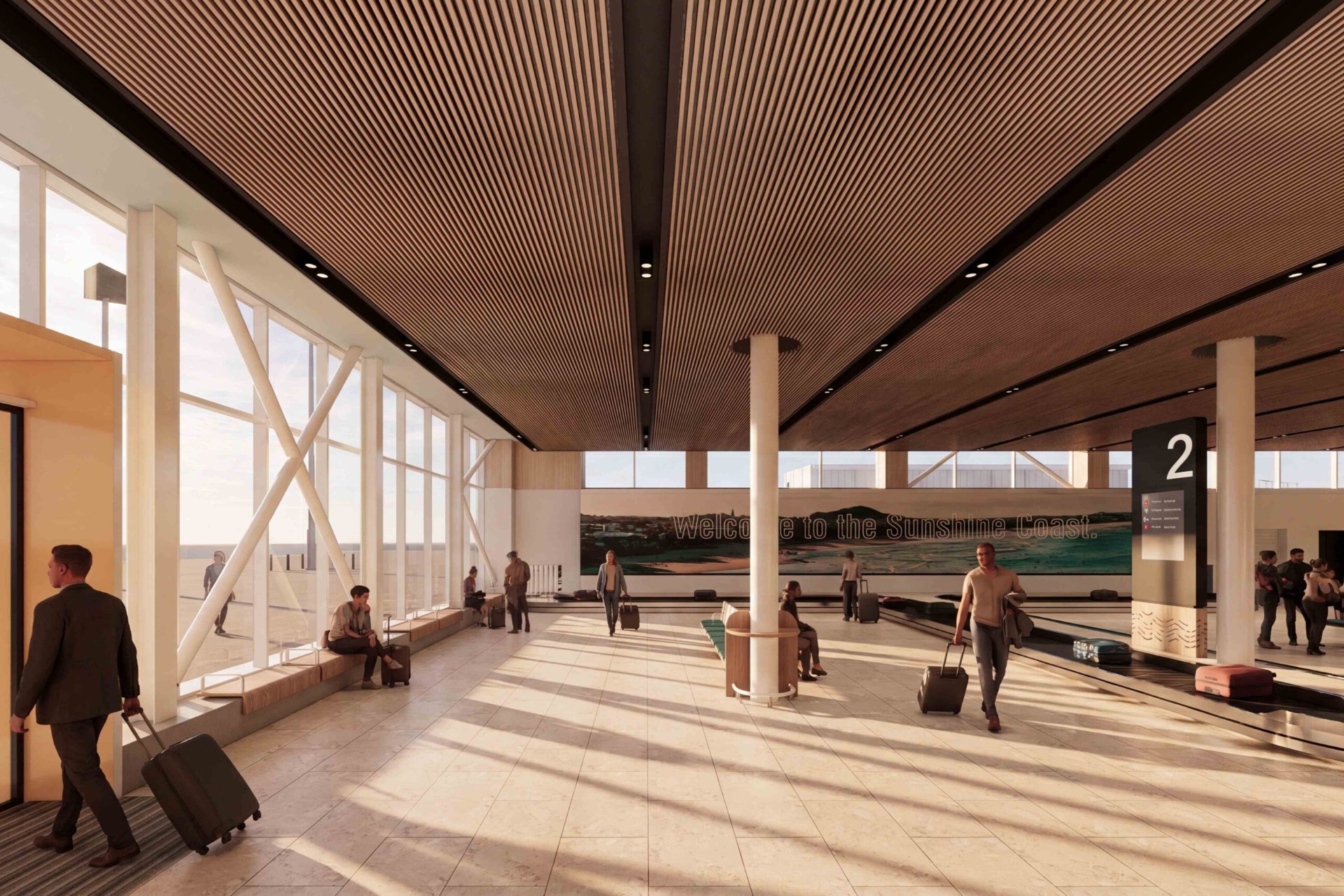 Sunshine Coast Airport Arrivals Precinct Nears Completion In $170 Million Terminal Upgrade